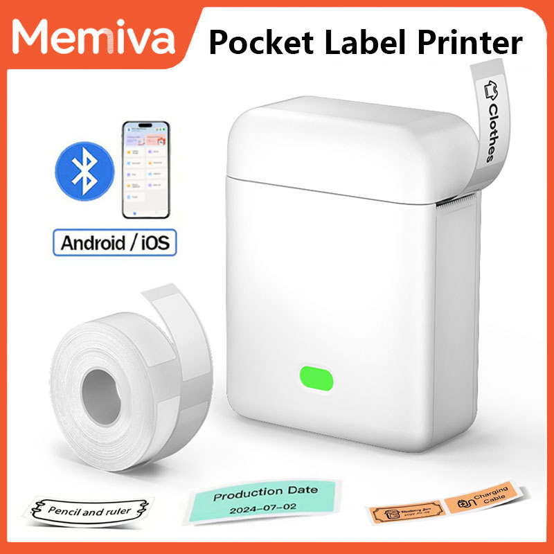 Commercial Photo Printer - Memiva L12 Draagbare Thermische Labelprinter Inktloze
