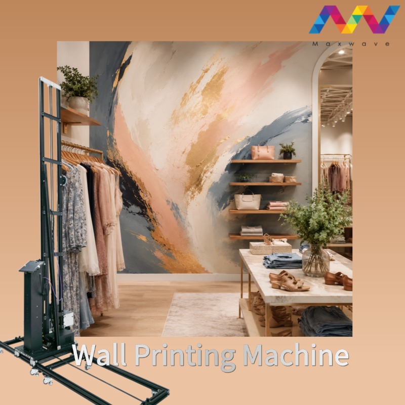 Commercial Wall Printing - Draagbare wandprinter 5 2880DPI UV-printer Verticale