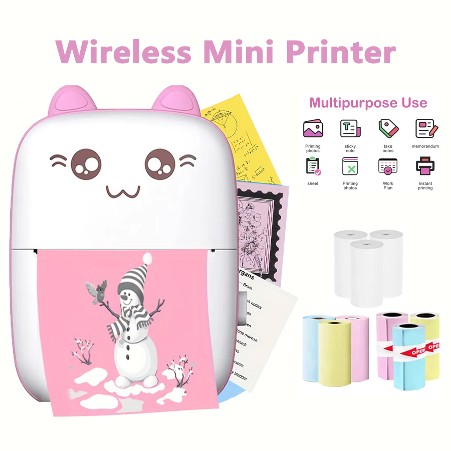 Commercial Photo Printer - 58mm Mini Draagbare Printer Thermische Printer