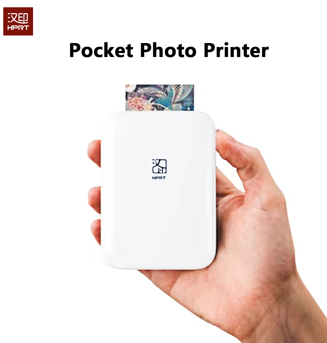 Commercial Photo Printer - HPRT Mini thermische printer Kleurenfotoprinter Bluetooth