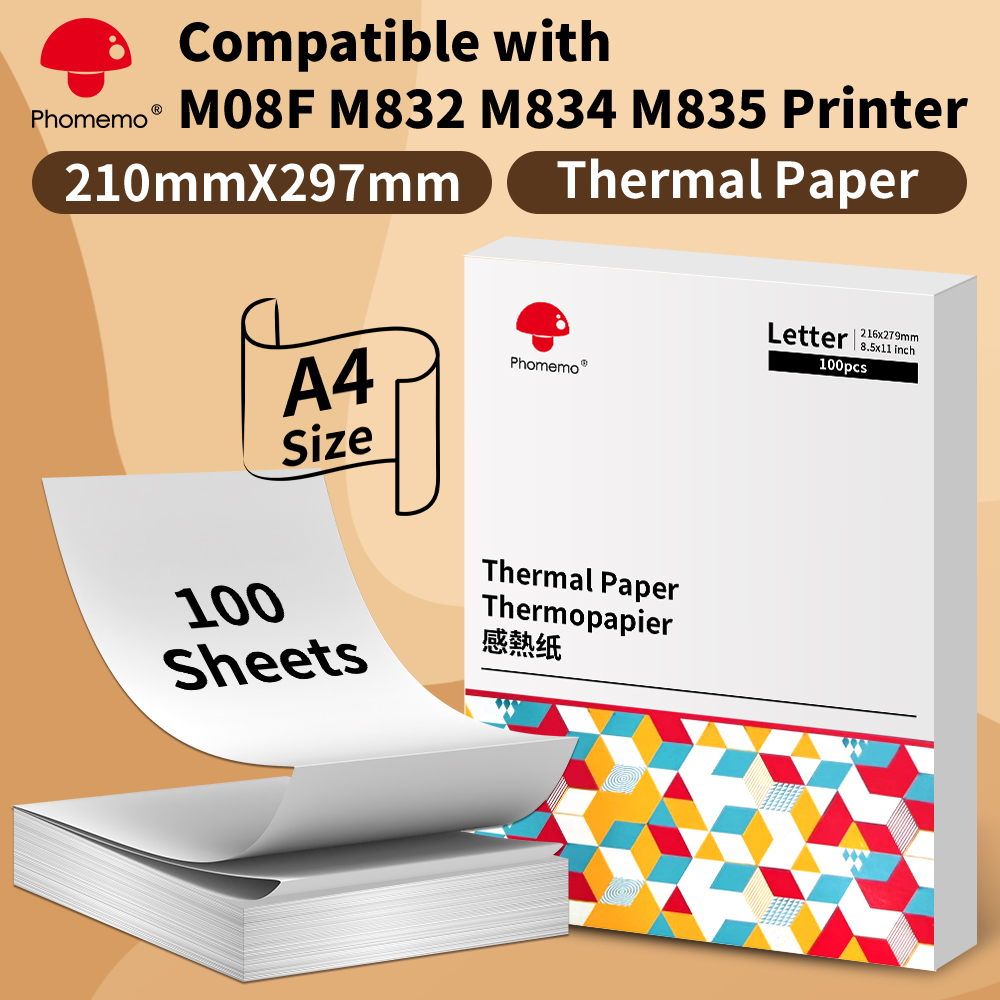 Phomemo A4 Thermisch printerpa - Commercial Photo Printer recensie en prijs