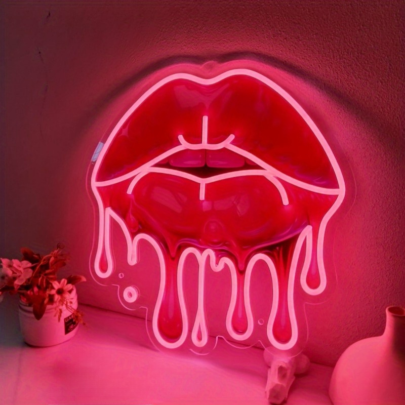 Smeltende lippen UV-geprint ne - Commercial Wall Printing recensie en prijs