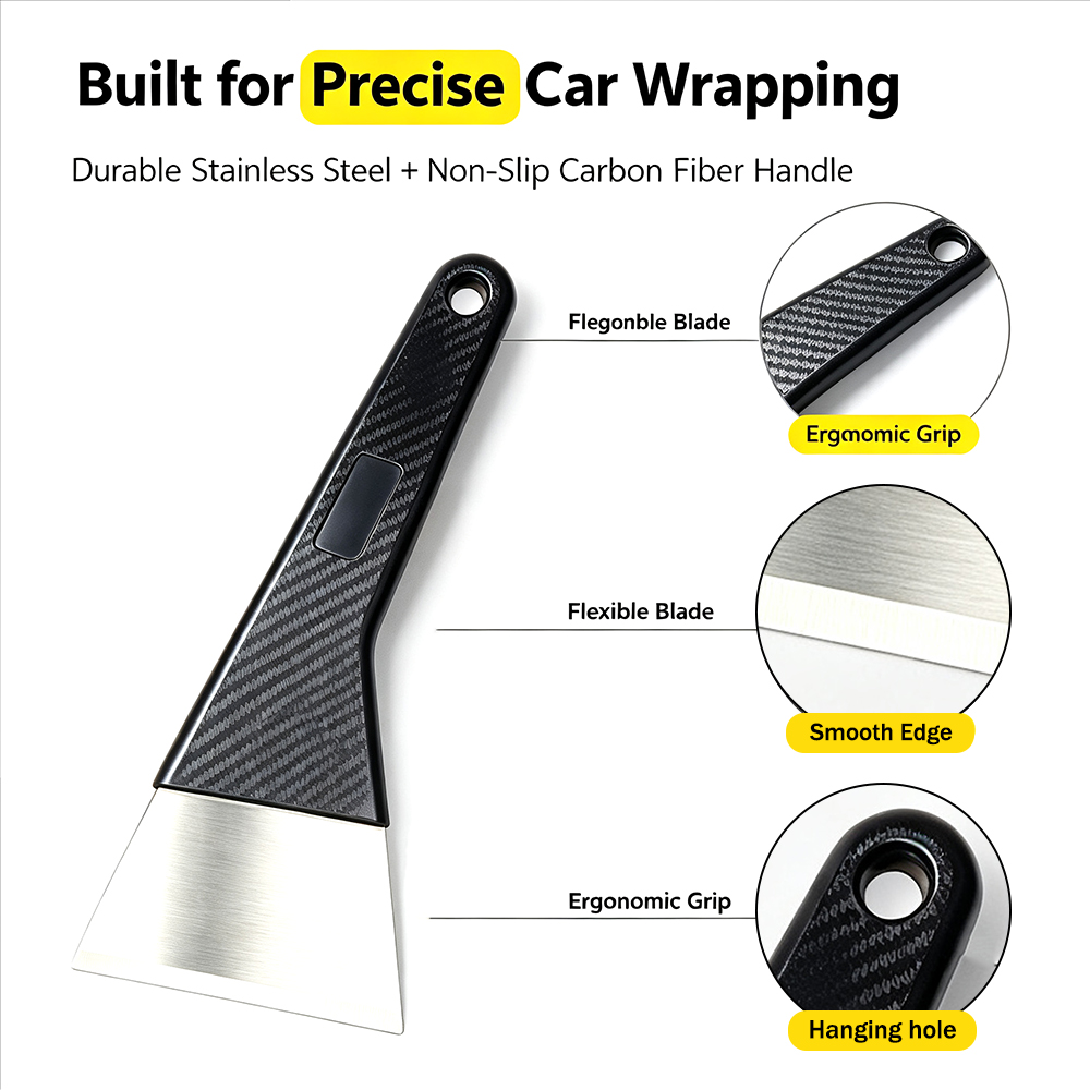 RVS raamfolieschraper met carb - Screen Printing Squeegee recensie en prijs