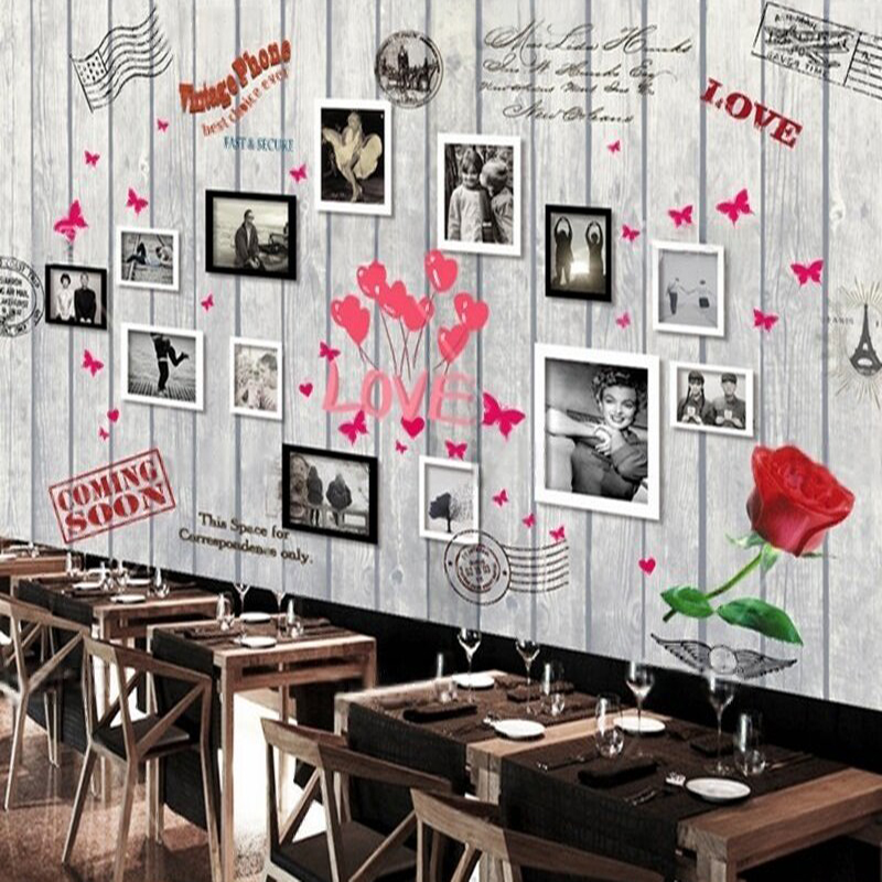 Europese en Amerikaanse houtne - Commercial Wall Printing recensie en prijs